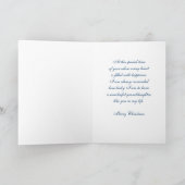 Blue Swils Grandgirl Joyeuse Carte de Noël (Intérieur)