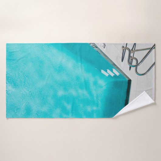 Blue swimming pool (Serviette de bain)