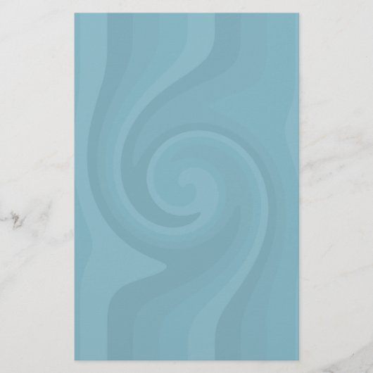 Blue Swirl briefpapier (Voorkant)