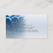 Blue Swirl Designer d'intérieur Carte de visite un (Dos)