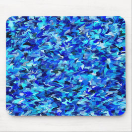 Blue Swirl Mousepad Muismat
