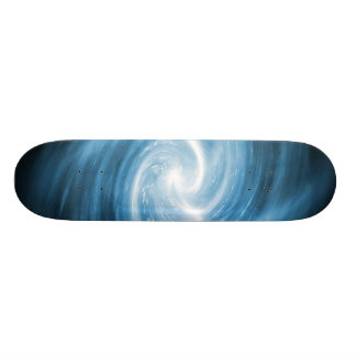 blue swirl skateboard