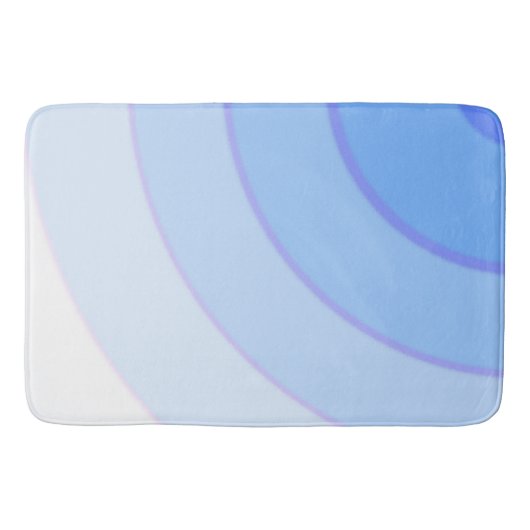 Blue Swirls Bath Mat (Voorkant)