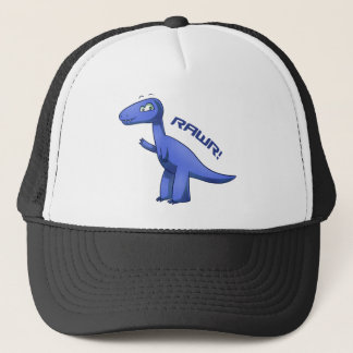 Blue T-Rex Trucker Pet