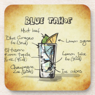 Blue Tahoe Drink Recipe Drankjes Onderzetter