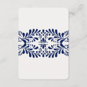 Blue Talavera Carrelage Livres Baby Invitation Ins (Dos)