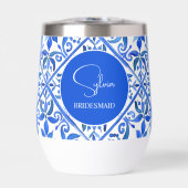 Blue Talavera Espagnol tuiles bridesservantes cade (Avant)