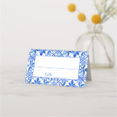 Blue Talavera  Spaans tegels bruiloft (Voorkant)