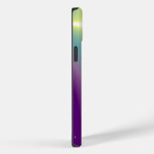 BLUE TALISMAN MONOGRAM Blauwgroen, Paars wit Case-Mate iPhone Case (Achterkant / Rechts)