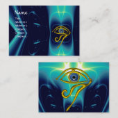 BLUE TALISMAN, paars wit Visitekaartje (Voorkant / Achterkant)