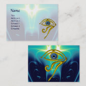 BLUE TALISMAN, paars wit Visitekaartje (Voorkant / Achterkant)