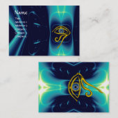 BLUE TALISMAN, paars wit Visitekaartje (Voorkant / Achterkant)