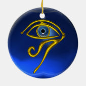BLUE TALISMAN, Sapphire Keramisch Ornament (Achterkant)