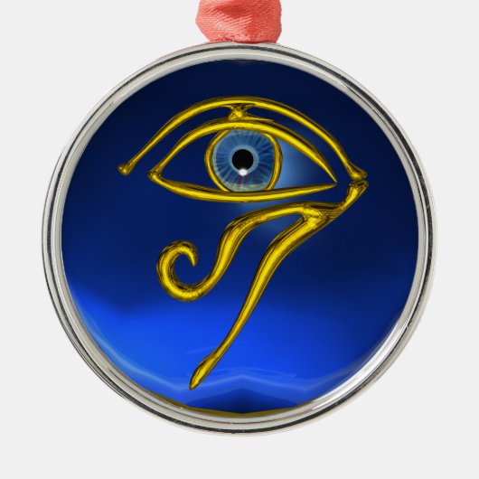 BLUE TALISMAN , Sapphire Metalen Ornament (Voorkant)