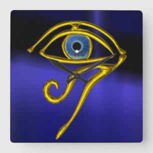 BLUE TALISMAN VIERKANTE KLOK