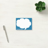 Blue Talk Bubble gerangschikt op maat Post-it® Notes (Kantoor)