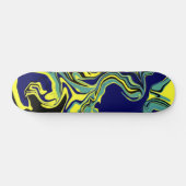 Blue Tang Psychedelic Skateboard (Horizontaal)
