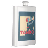 Blue Tango Poster Pop Art Flask Flacon (Rechts)