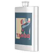 Blue Tango Poster Pop Art Flask Flacon (Links)