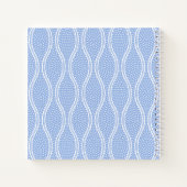 Blue Tatewaku Monogrammed Notitieboek (Achterkant)