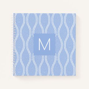 Blue Tatewaku Monogrammed Notitieboek