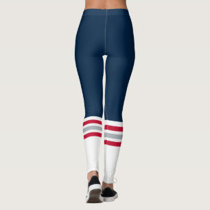 Blue Team Tube Sock Leggings