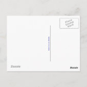 Blue tech-briefkaart briefkaart (Achterkant)