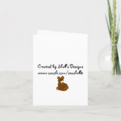 Blue Teddy Bear Baby shower (Achterkant)