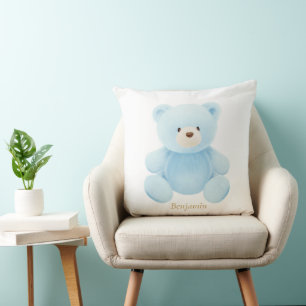 Blue Teddy Bear Baby shower Gift Kussen