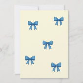 Blue Teddy Bear Baby Shower Invitation | (Dos)