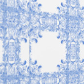 Blue Tegel sierbehang Behang (Zoom)