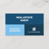 Blue Tegels - Makelaar Visitekaartje (Voorkant)