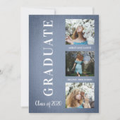 Blue Textile Afstuderen Three Photo Session (Voorkant)