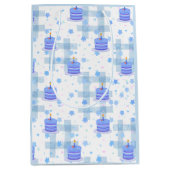 Blue-Themed Birthday Medium Cadeauzakje (Voorkant)