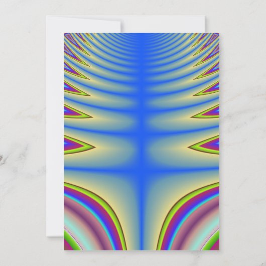 Blue Tie Dye All Purpose Party Invitation (Dos)