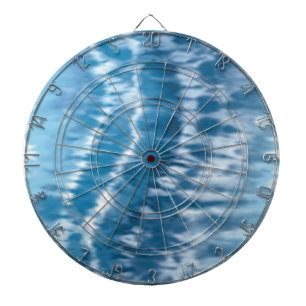 Blue Tie Dye Dart Board Dartbord