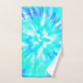 Blue Tie Dye handdoek Set (Handdoek)