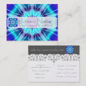 Blue Tie Dye Tile 239 Visitekaartje (Voorkant / Achterkant)