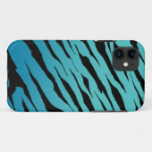 Blue Tiger Stripe iPhone5/5S-Hoesjes Case-Mate iPhone Case (Achterkant (horizontaal))