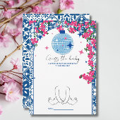 Blue Tile Disco Devinez la carte de jeu baby showe