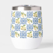 Blue Tile French Country Lemon Pattern (Avant)