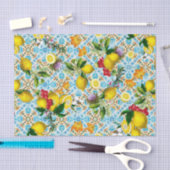 Blue Tiles Mediterranean Pattern Tissuepapier (Craft)