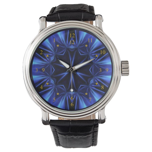 Blue Time Warp V1 ~ Time Machine ~ Watch Horloge (Voorkant)