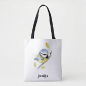 Blue tit Bird Canvas tas (Voorkant)