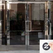 Blue Tit Faux Glas in lood Bluetit Bird Raamsticker (Kantoordeur)