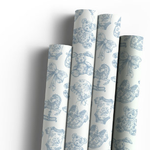 Blue Toile de Jouy  Nursery Cadeaupapier