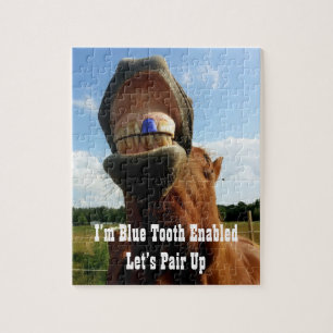 Blue Tooth Enabled Horse Legpuzzel