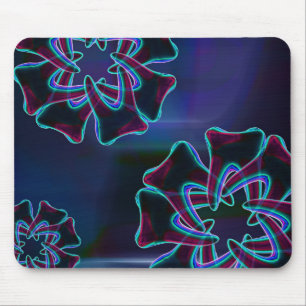 Blue Tooth Flower Design Dentist Mousepad Muismat