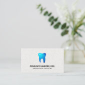 Blue Tooth Logo | Tand Visitekaartje (Staand voorkant)
