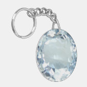 Blue Topaz 1 Sleutelhanger (Voorkant Links)